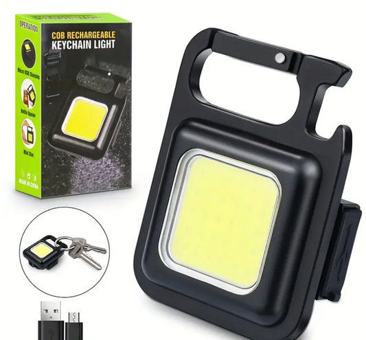 COB rechargeable keychain light