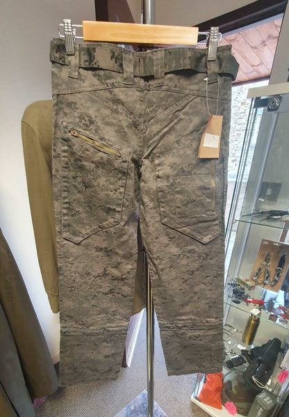 Womans grey digital camo trousers