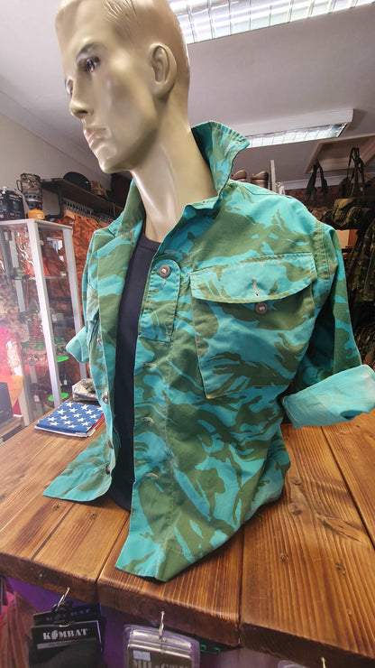 Vintage blue field shacket