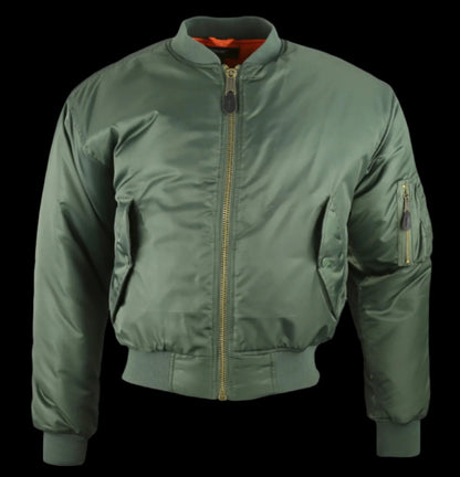 MA1 Bomber Jacket - Olive Green