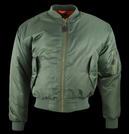 MA1 Bomber Jacket - Olive Green