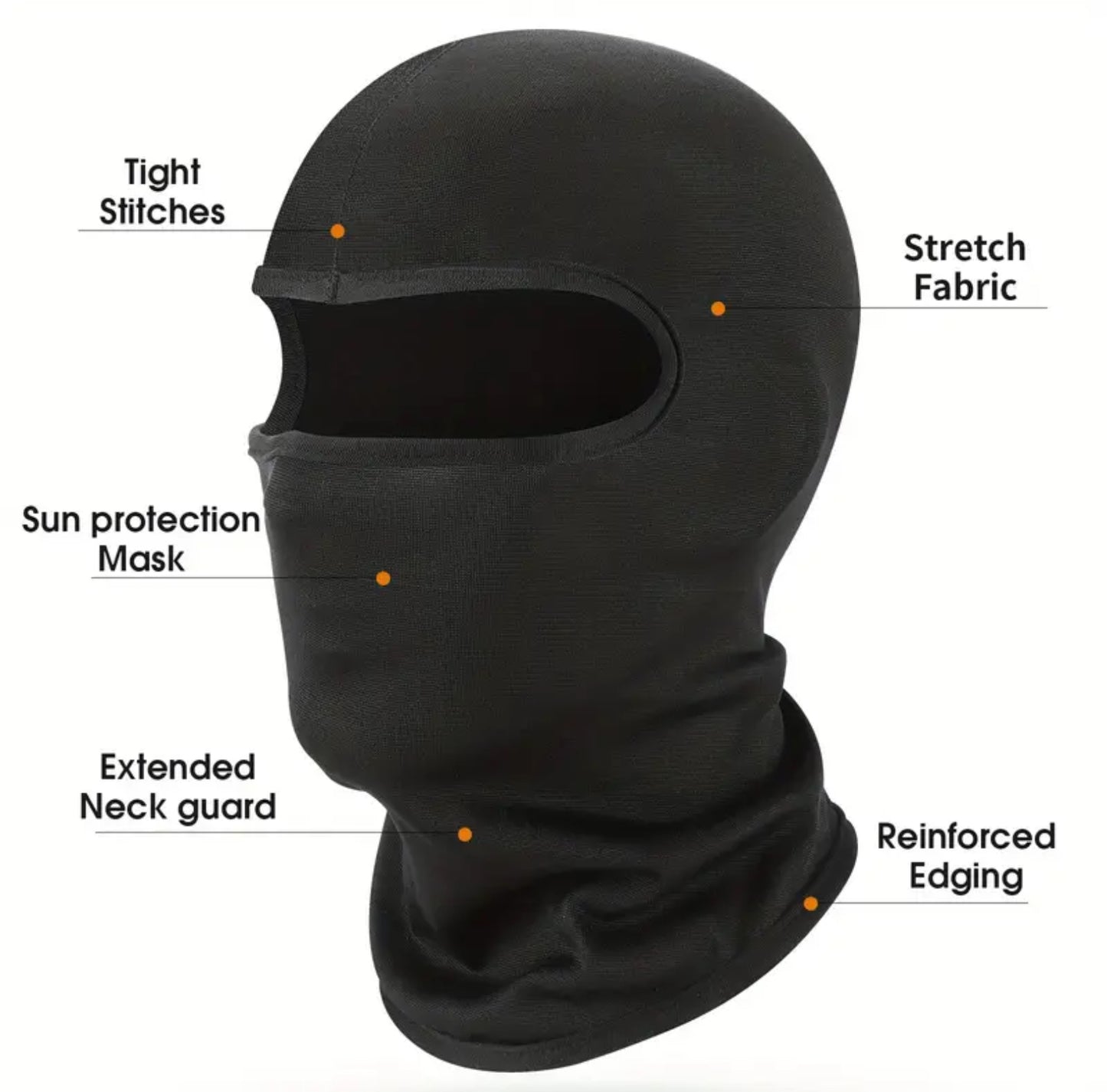 Multifunctional balaclava uv protecting head-gear