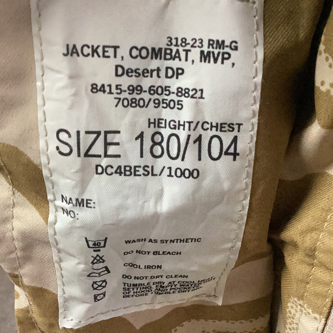 Jacket,combat,MVP,desert DP