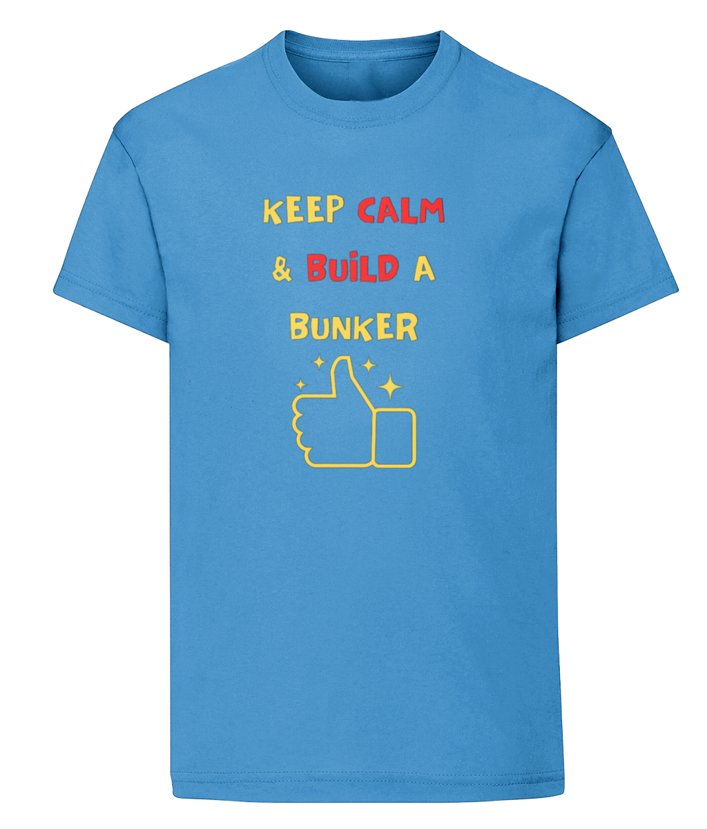 Kids keep calm and build a bunker Original T