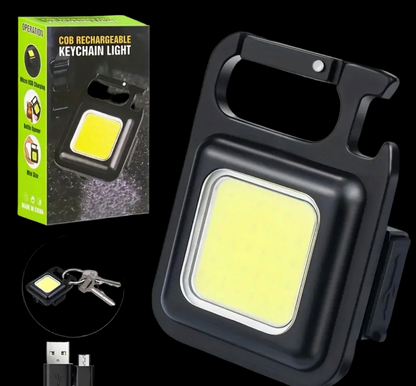 COB rechargeable keychain light