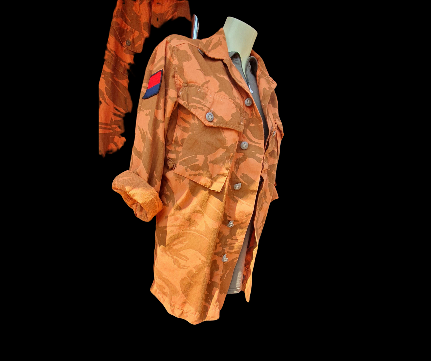 Mute orange Camo Field Shacket