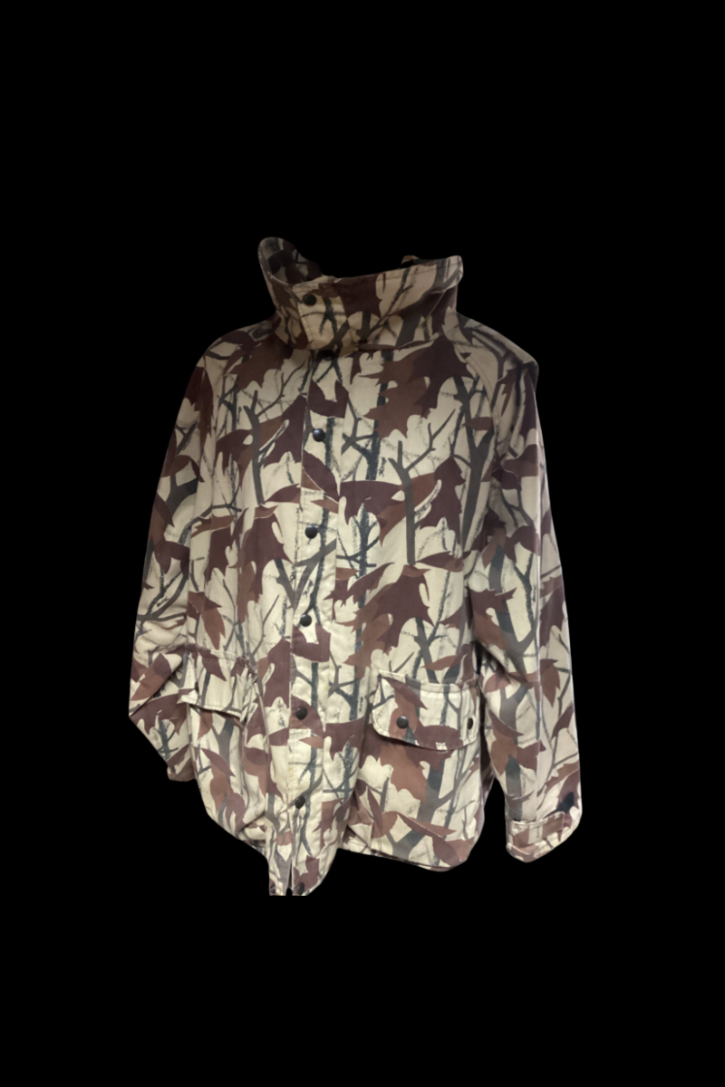 American Johnson Garments Camouflage Zip Inside Shoulder Straps Deer Duck Hunting Size XXL