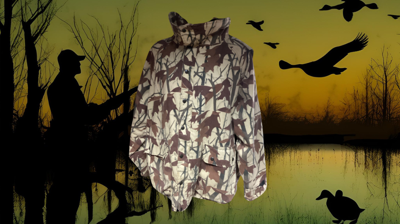 American Johnson Garments Camouflage Zip Inside Shoulder Straps Deer Duck Hunting Size XXL