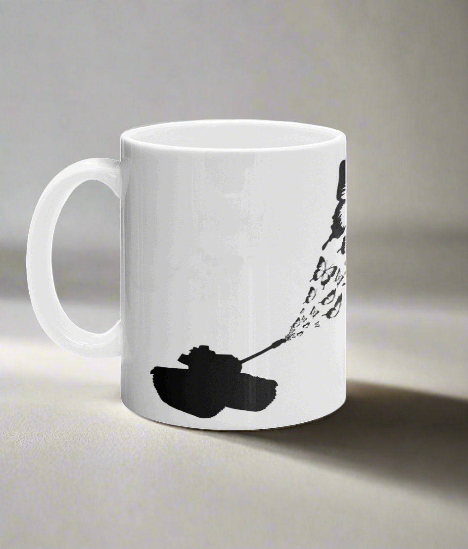 10oz Printed Mug peace